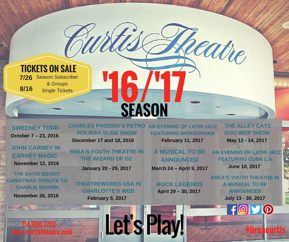 16-17 Season Announcement!